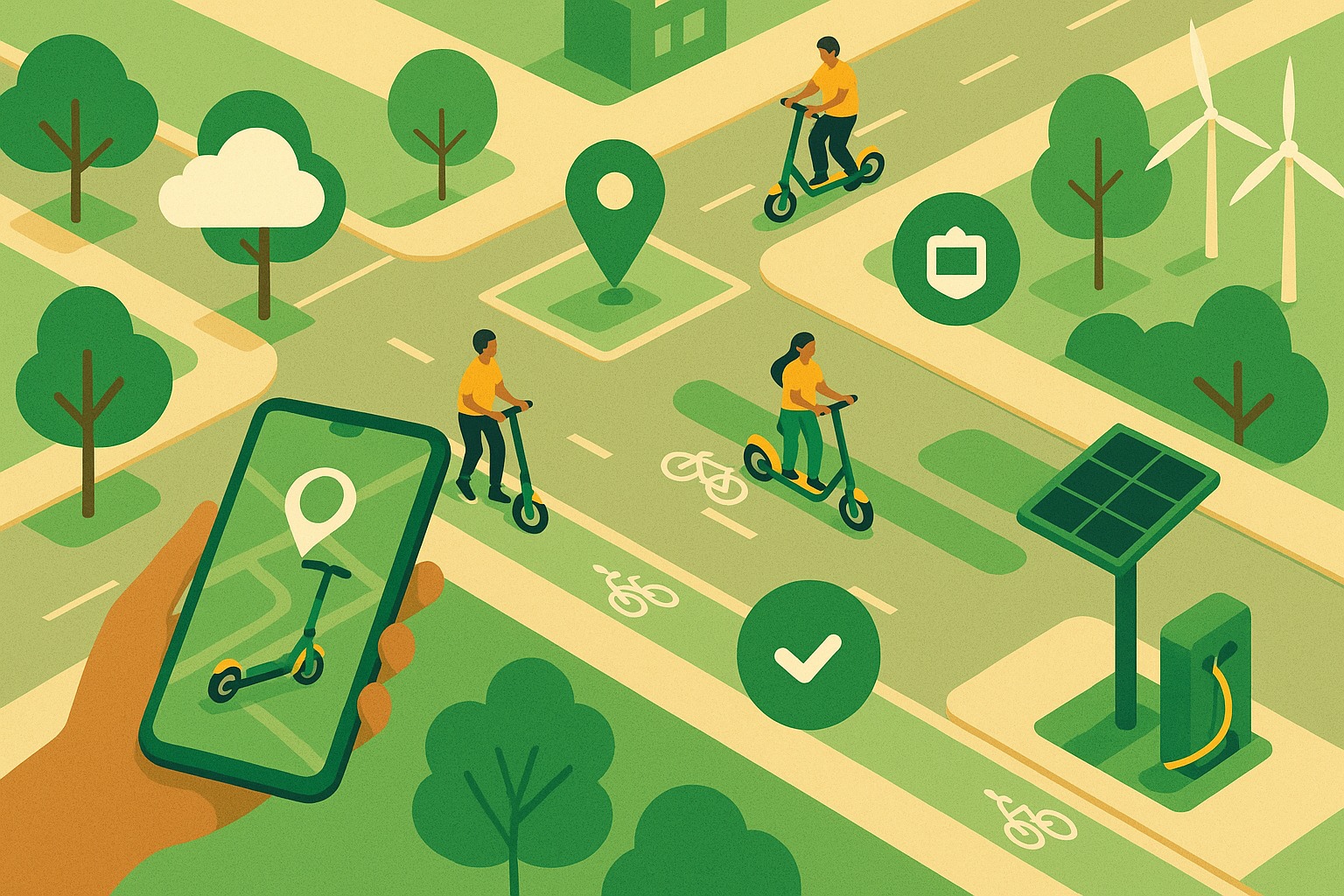 Smart electric scooter technology